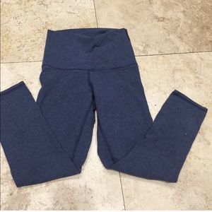 Blue lulu lemon leggings